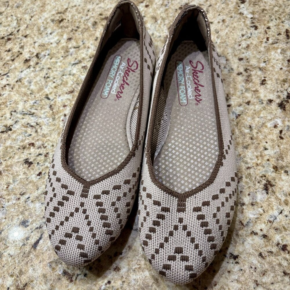 Women's Skecher Cleo 2.0 Air Cooled Memory Form Ballet Flats - Size 7.5 - Picture 11 of 13